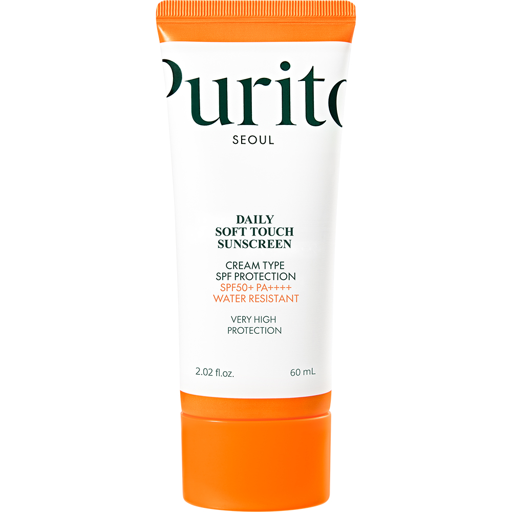 PURITO Daily Soft Touch Crema de fata SPF 50+ - Protectie UV Matifianta si Hidratare Intensiva, 60 ml