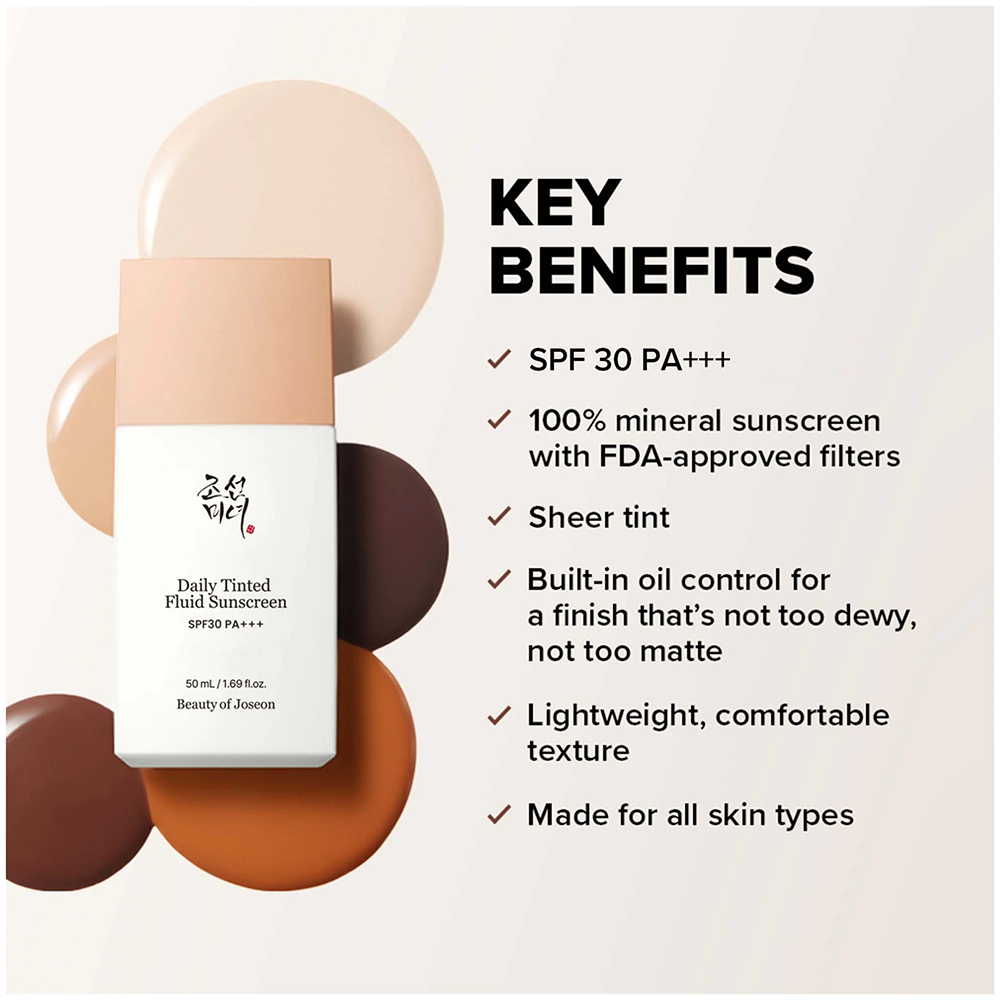 Daily Tinted Fluid Sunscreen SPF30 PA+++ Crema de fata MY210 50 ml