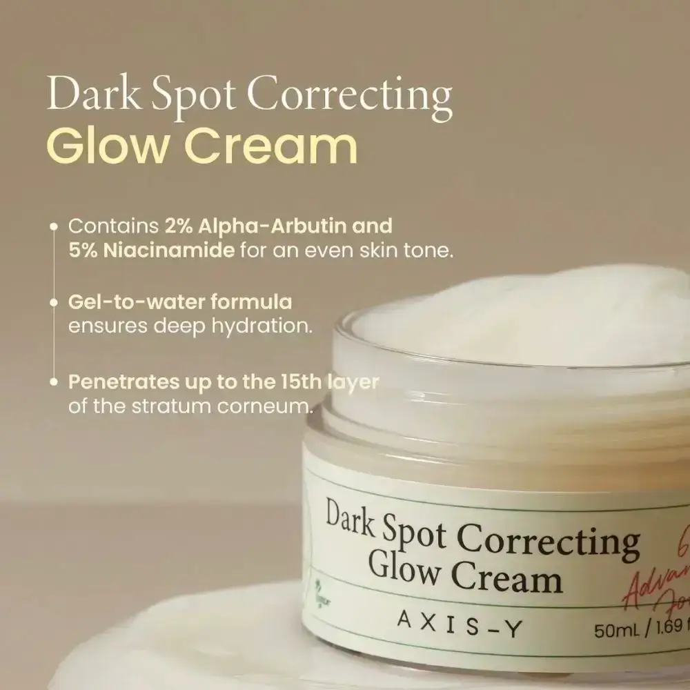 AXIS-Y 6+1+1 Dark Spot Correcting Crema pentru fata - Iluminare, hidratare si corectarea petelelor pigmentare, 50 ml