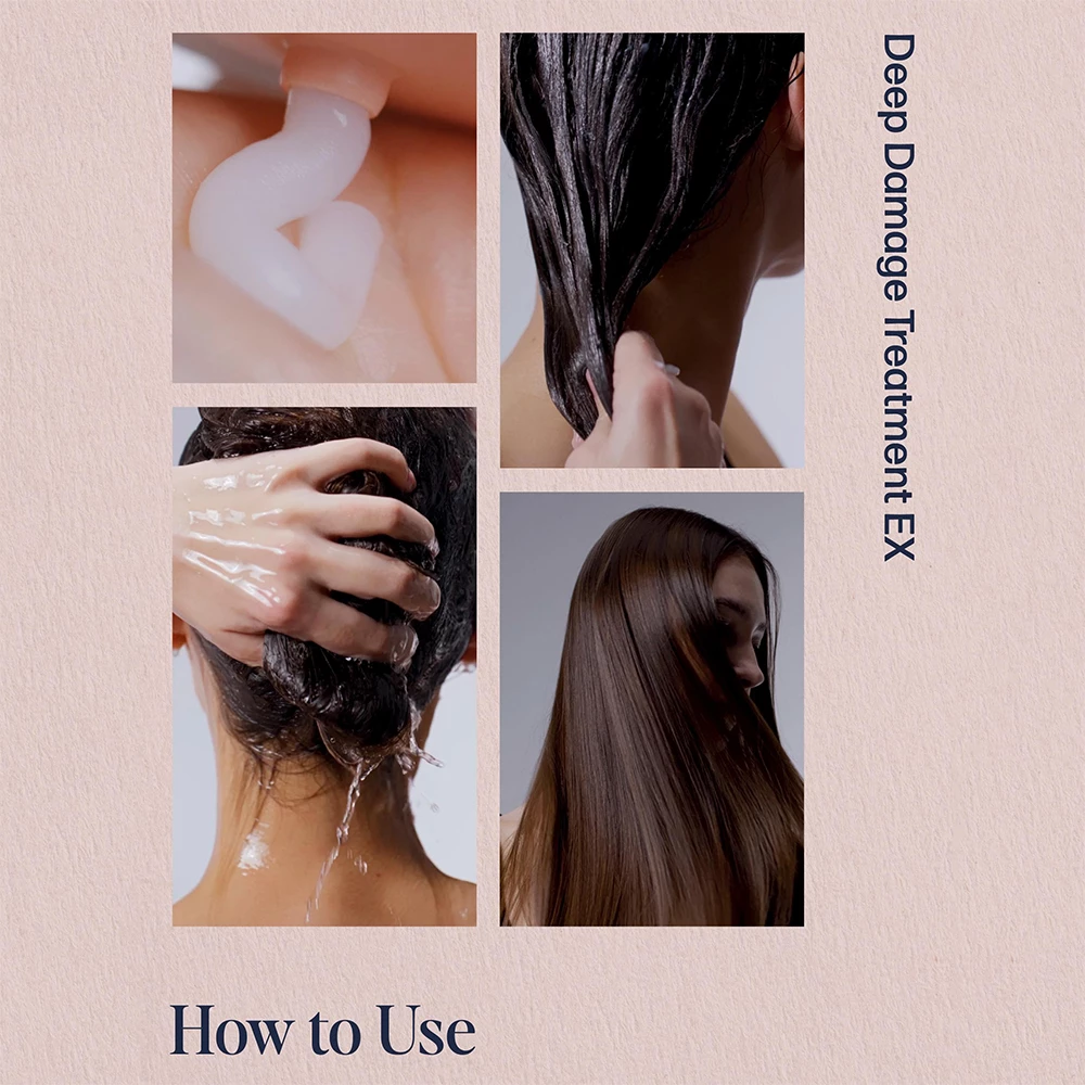 UNOVE Deep Damage Treatment Ex (Tender Bloom) masca de par - hidratare si rezistenta - pentru toate tipurile de par, 207 ml