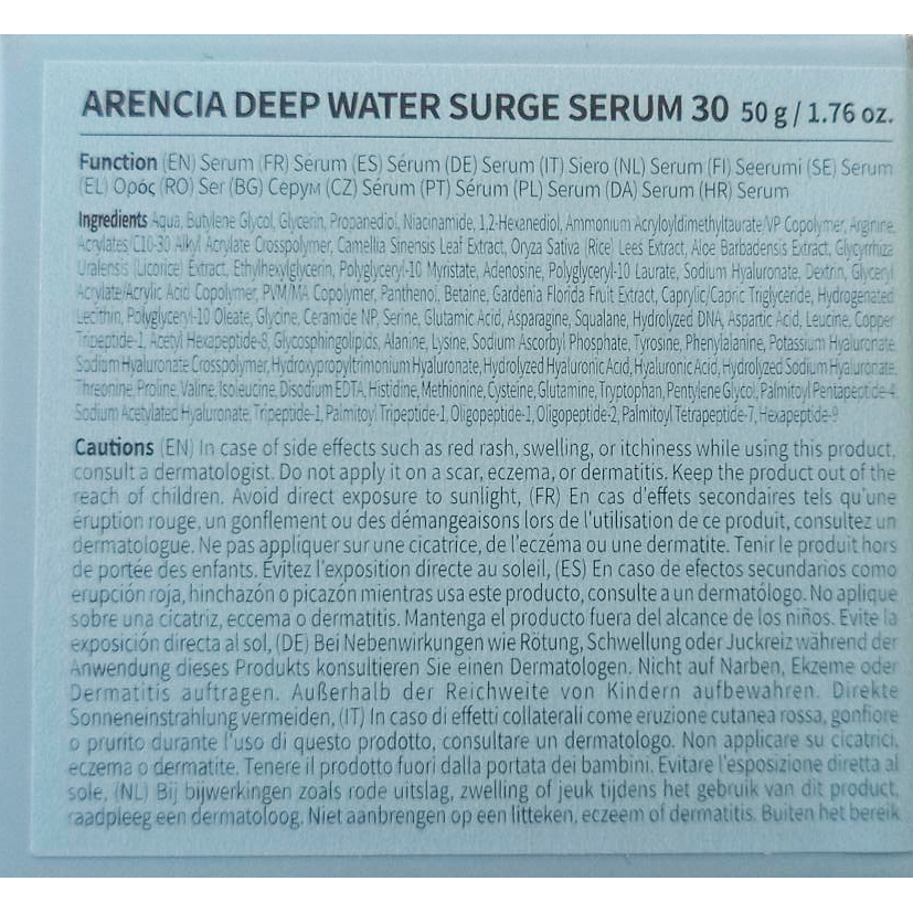 Deep Water Surge Serum 30 Ser de fata 50 gr