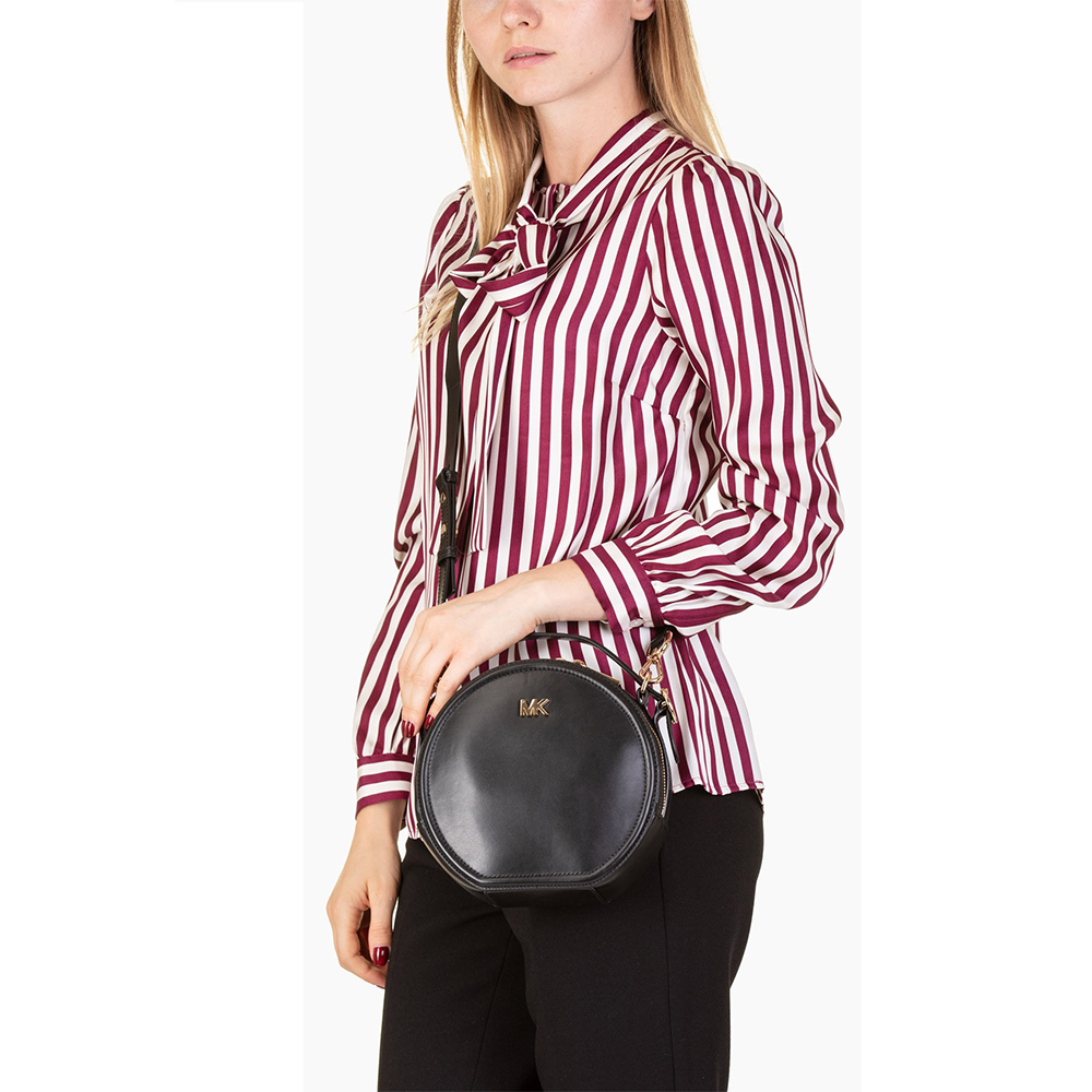 MICHAEL MICHAEL KORS Delaney Medium Leather Canteen Crossbody Bag SOL