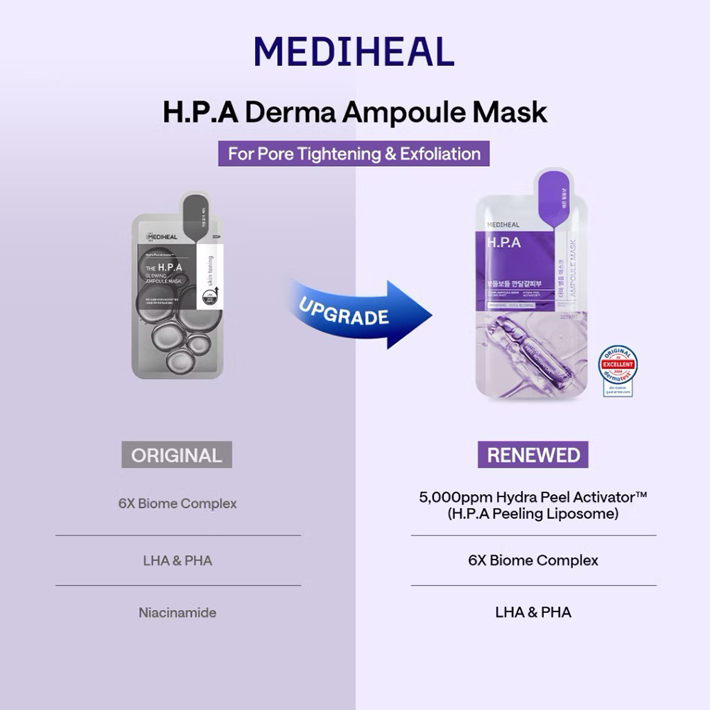 Derma Ampoule Sheet Mask H.P.A Masca de fata 26 ml