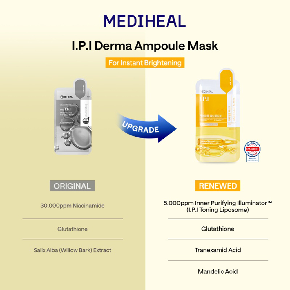 Derma Ampoule Sheet Mask I.P.I Masca de fata 26 ml