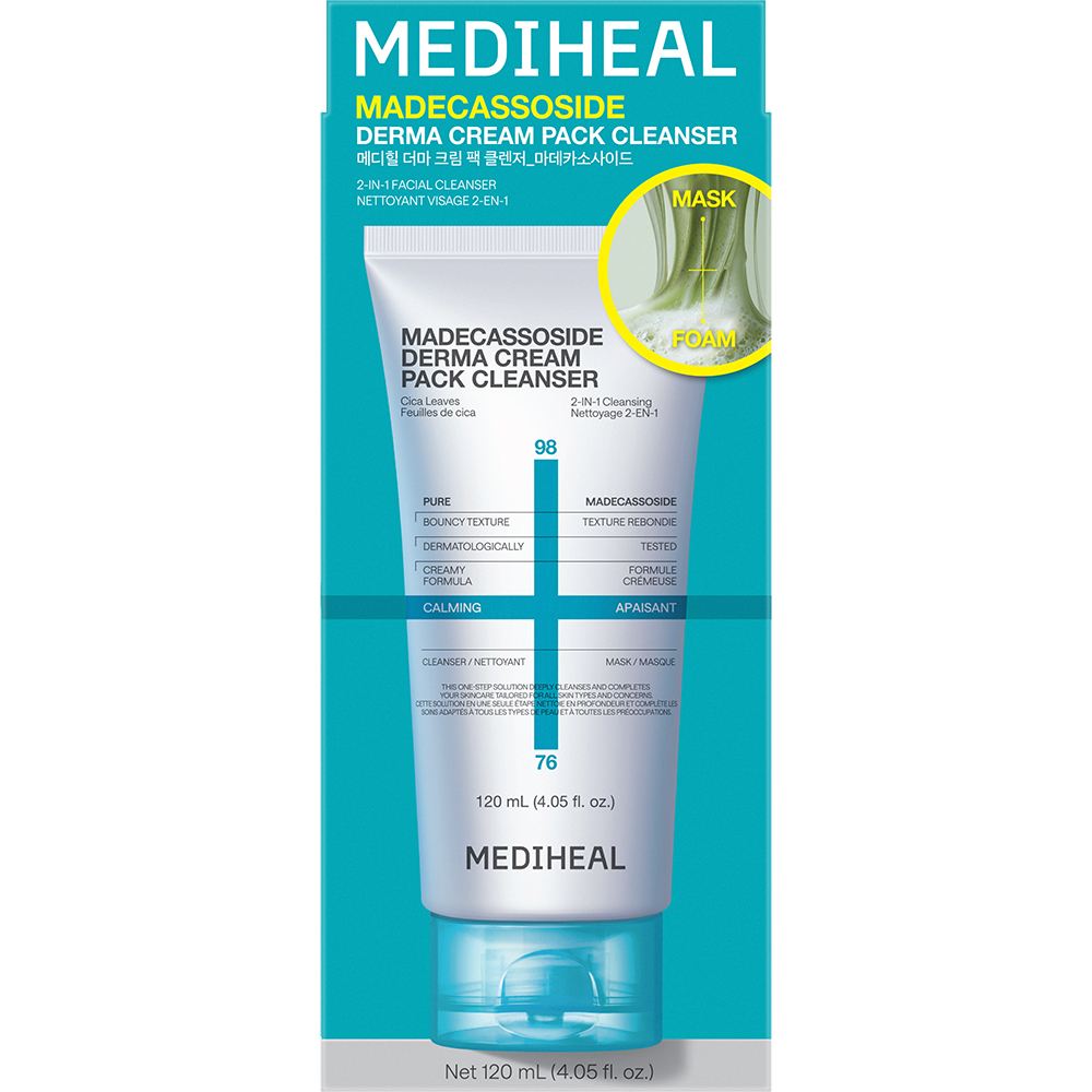 Derma Cream Pack Cleanser Madecassoside Calming Barrier Crema de curatare 120 ml