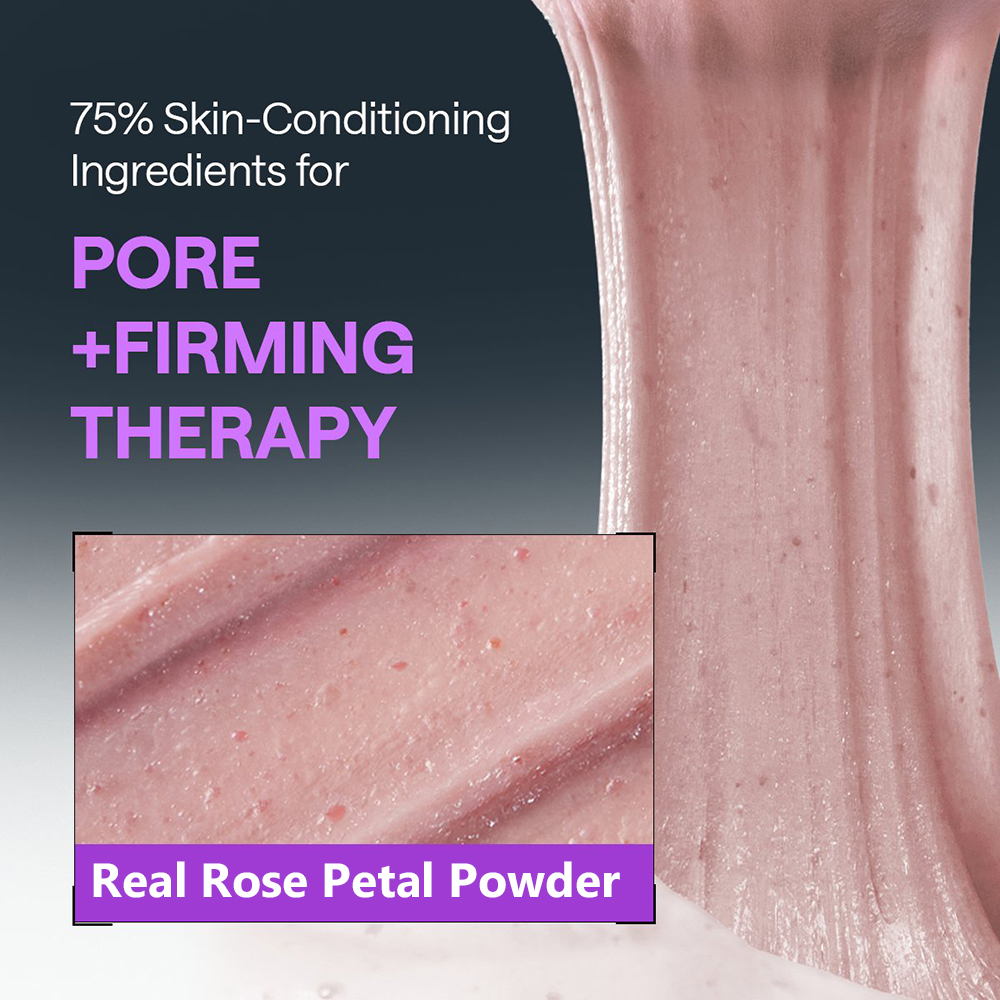 Derma Cream Pack Cleanser Rose PDRN Pore Firming Crema de curatare 120 ml