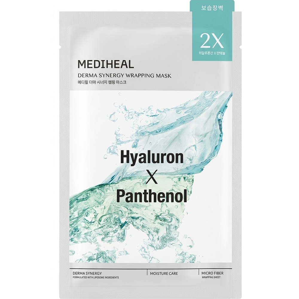 Derma Synergy Wrapping Sheet Mask Hyaluron X Panthenol Moisture Masca de fata 25 ml