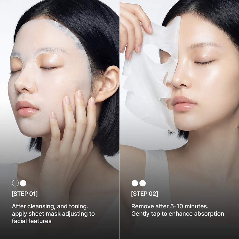 MEDIHEAL Derma365 Mask Collagen Firming Volume 350 ml - Set 30 de masti de fata formulat cu colagen si retinol, care contribuie la ingrijirea pielii cu fermitate redusa si la metinerea hidratarii