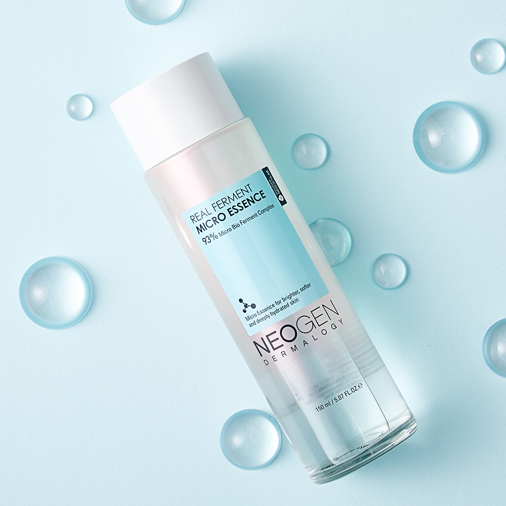 NEOGEN Dermalogy  Real Ferment Micro Essence, 150 ml - esenta formulata cu Bifida Ferment Lysate si niacinamida, care contribuie la hidratarea pielii si la mentinerea luminozitatii pielii