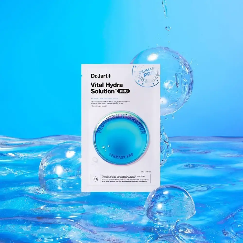 DR.JART+ Dermask Vital Hydra Solution PRO Masca hidratanta pentru fata 26 g - Hidratare intensa si reducerea liniilor fine, 26 gr