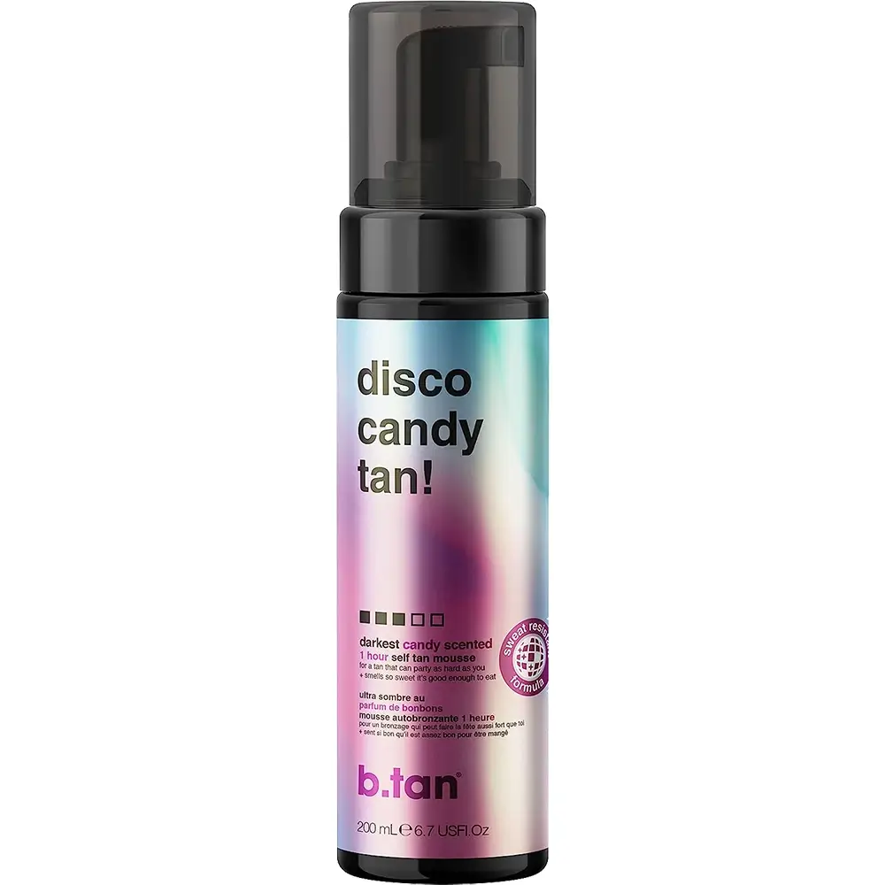 B.tan Disco Candy Spuma Autobronzanta Level 3 - Bronz Rapid si Rezistent, Parfum Dulce, 200 ml