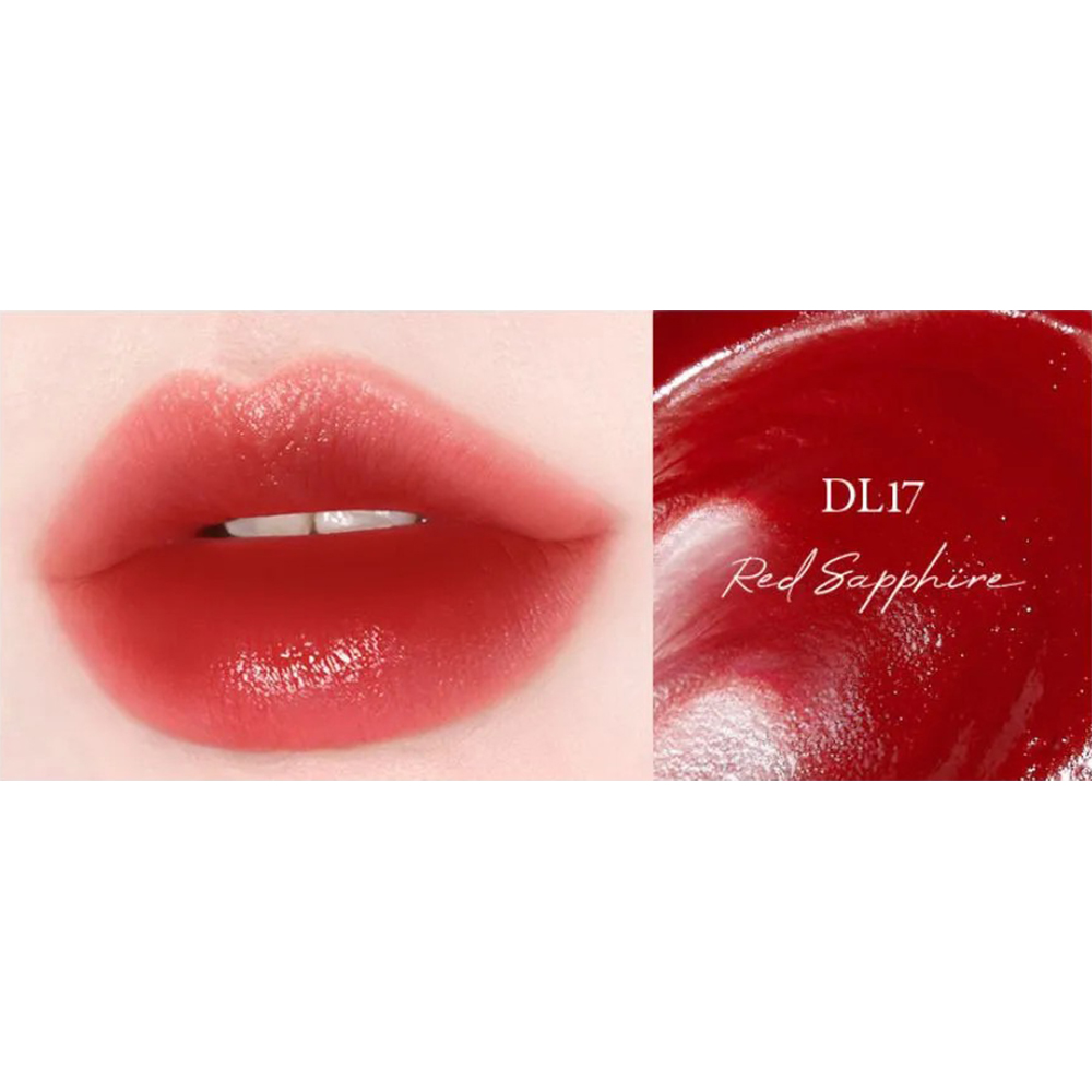 Black Rouge Double Layer Over Velvet 3 – Luciu de Buze DL17 Red Sapphire | Strălucire Intensa și Culoare Vibrantă