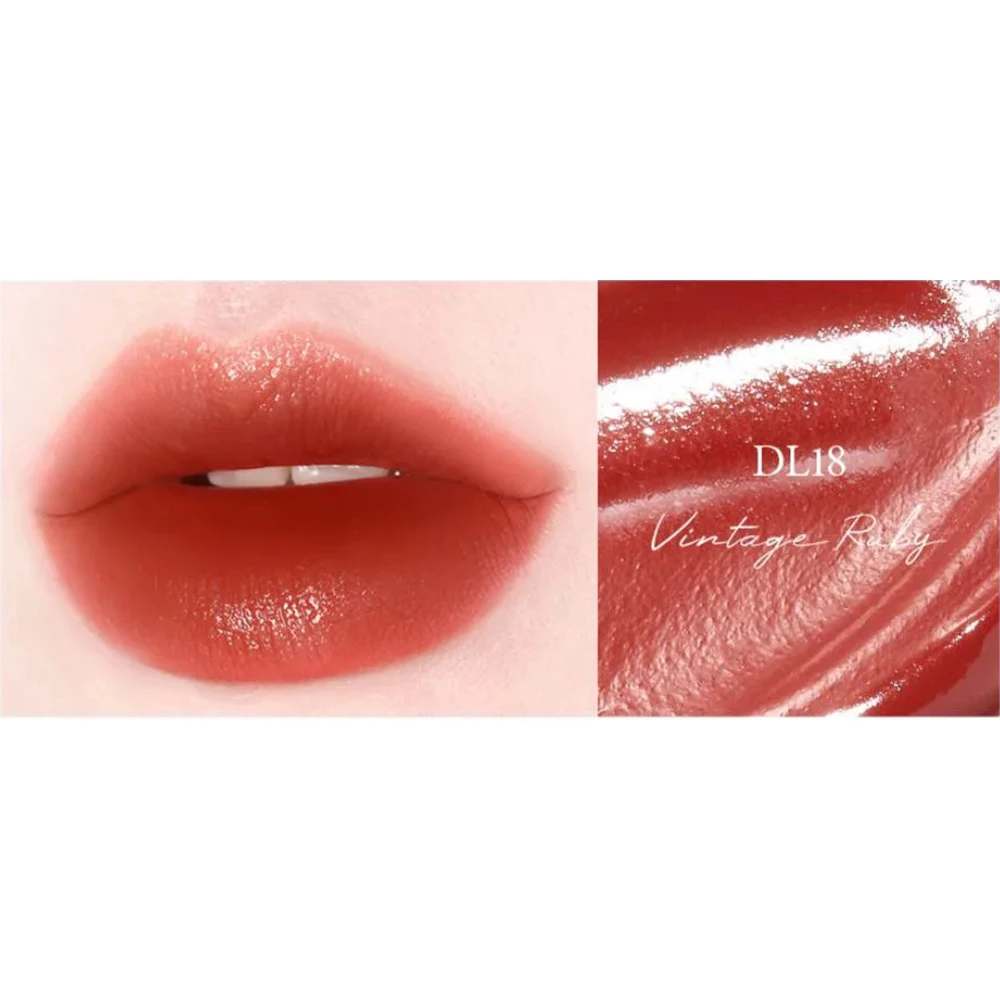 Black Rouge Double Layer Over Velvet 3 – Luciu de Buze DL18 Vintage Ruby | Culoare Elegantă și Strălucire Intensa