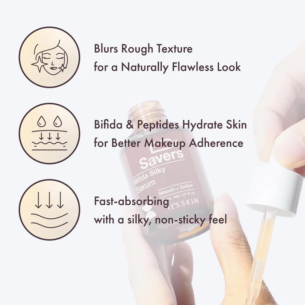 IT'S SKIN Dr. Savers Bifida silky Serum ser de fata - hidratare si luminozitate, 30 ml