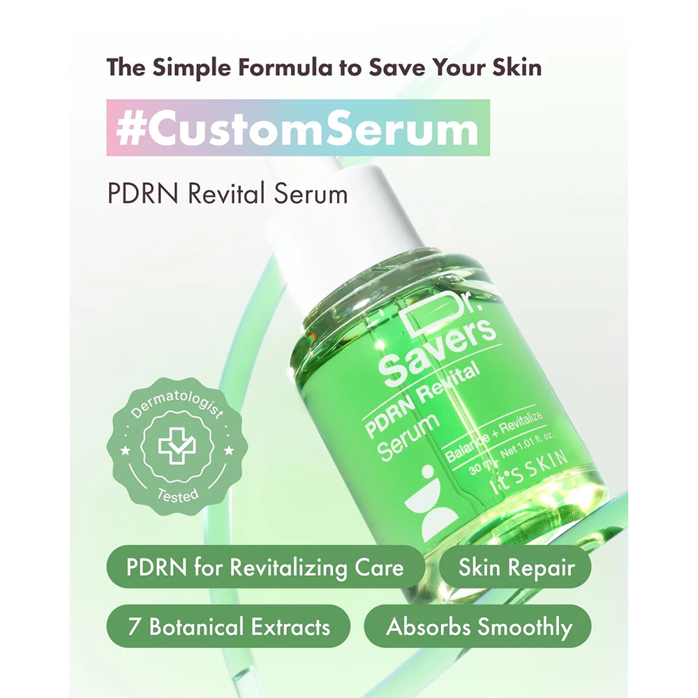 IT'S SKIN Dr. Savers PDRN Revital Serum ser de fata - hidratare si elasticitate, 30 ml