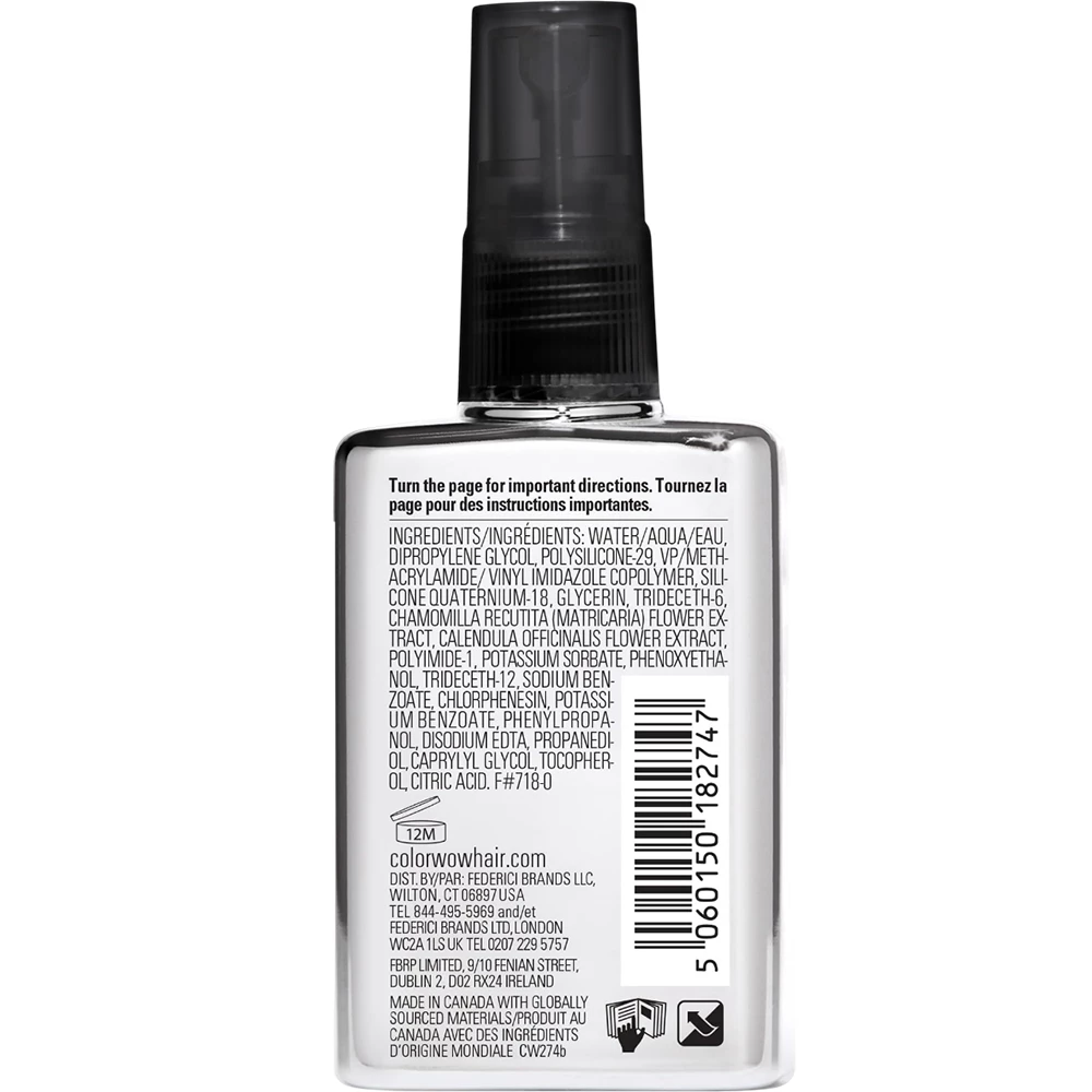 COLOR WOW Dream Coat Spray pentru par Extra Strength - Anti-frizz si protectie termica pentru hidratare intensa, 50 ml