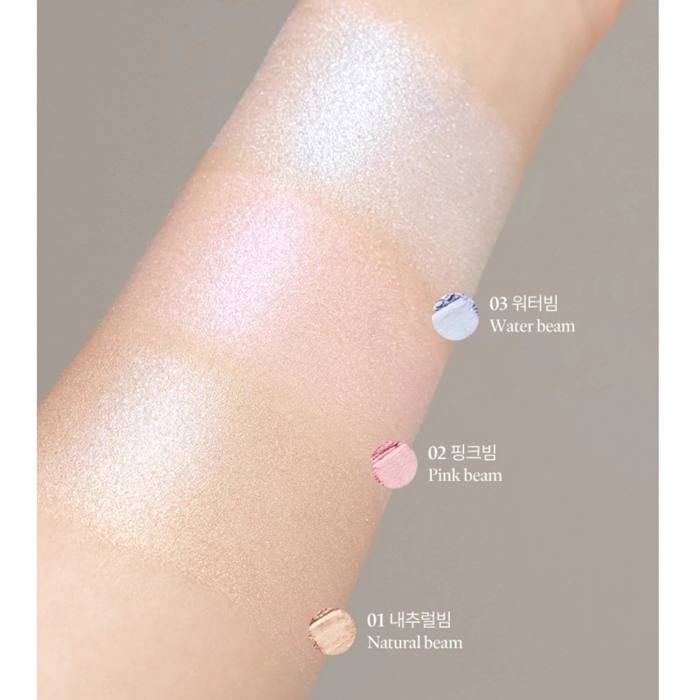 LAKA Dreambeam Highlighter iluminator 03 Water Beam - luminozitate si hidratare, 3.7 gr