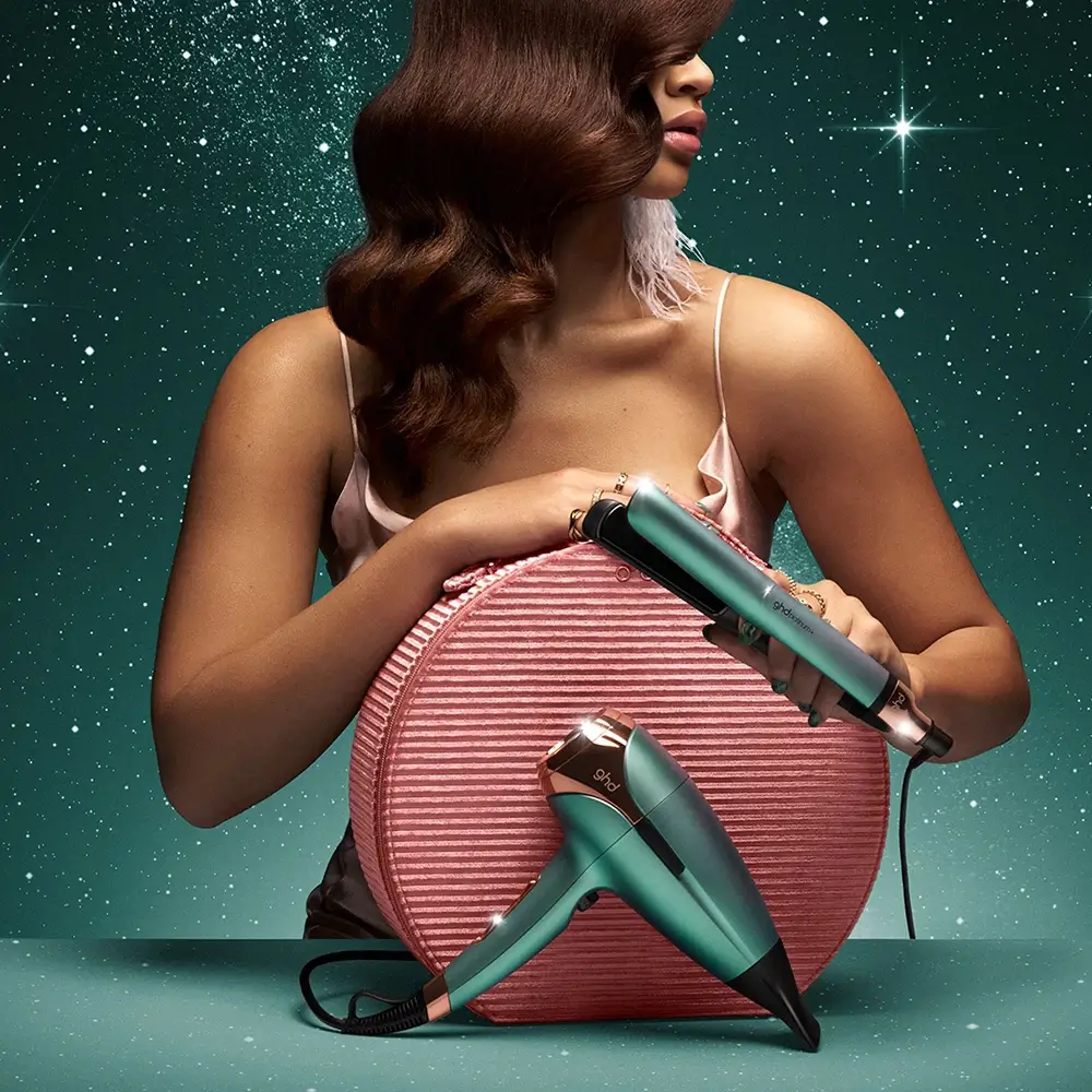 Dreamland Deluxe Collection Set placa de par Platinum+ Styler si uscator Helios