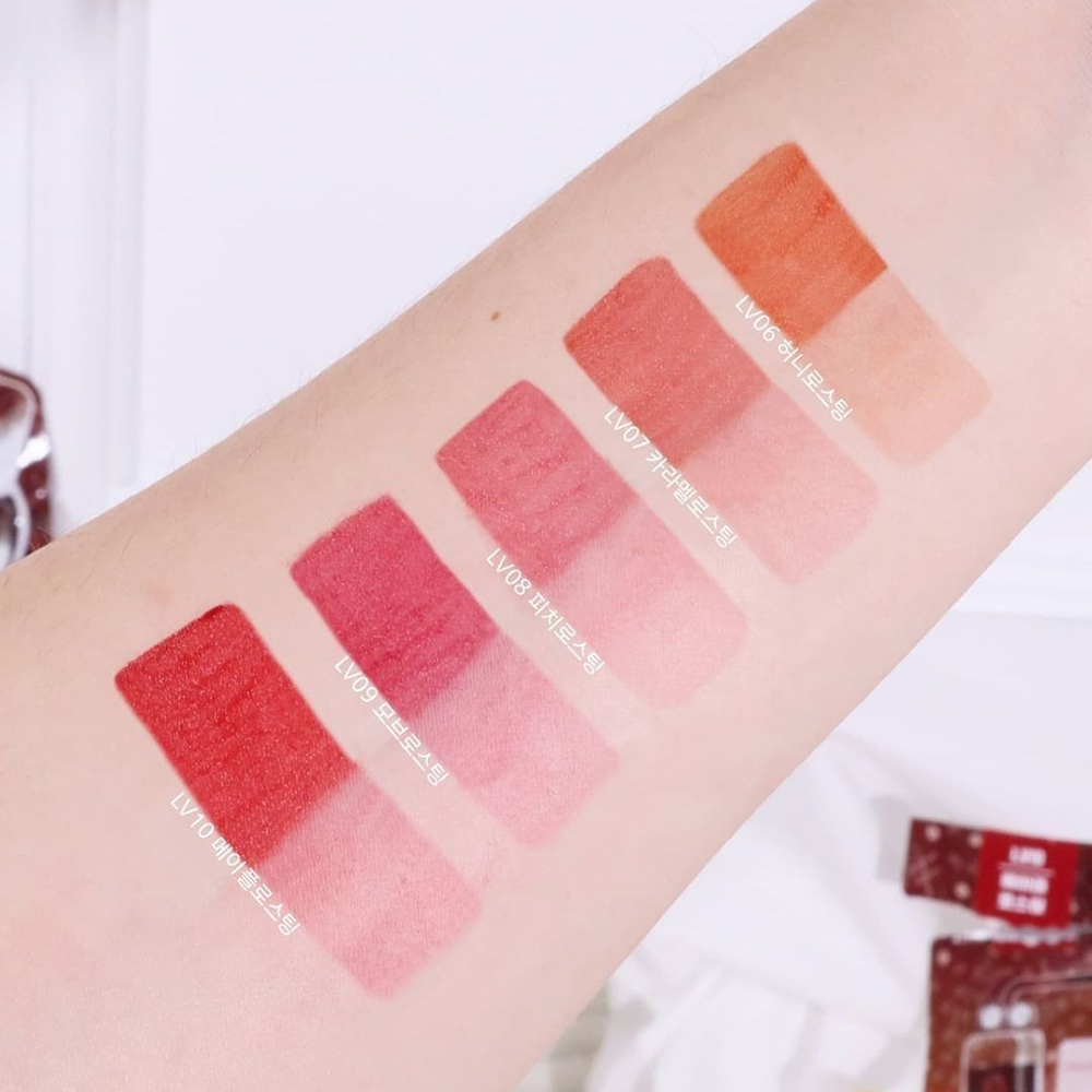 Black Rouge Drip Hot Water Tint – Nuantator pentru Buze LV8 Peach Roasting | Culoare Delicată și Finisaj Natural