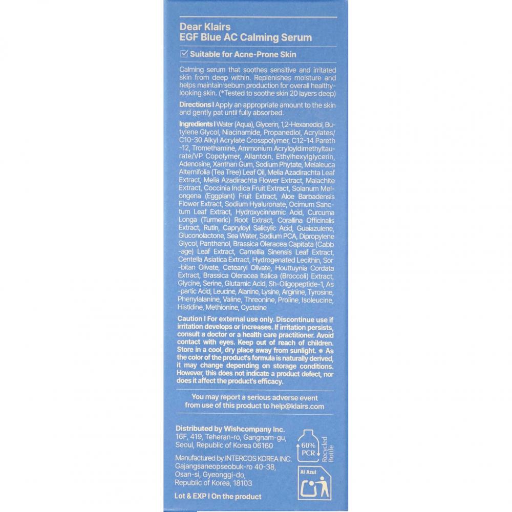 EGF Blue AC Calming Ser de fata 50 gr