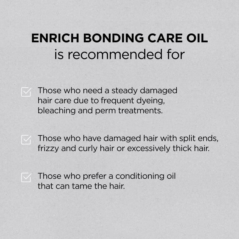 AYUNCHE Enrich Bonding Care Oil ulei de par - netezire si stralucire, 100 ml