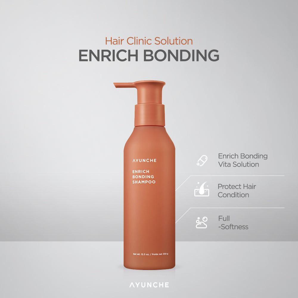 AYUNCHE Enrich Bonding Shampoo Sampon - rezistenta si vitalitate, 350 ml