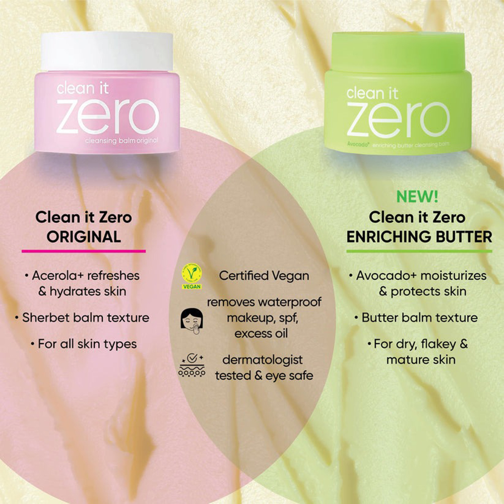 Clean It Zero Avocado Enriching Butter Balm Balsam de curatare 100 ml