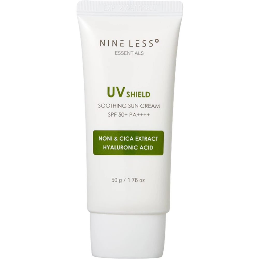 NINE LESS Essentials Crema de fata SPF 50+ PA++++ - Protectie UV si Hidratare Calmanta, 50 gr
