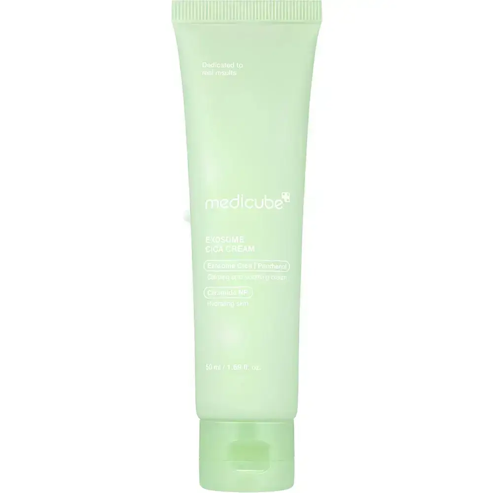 MEDICUBE Exosome Cica Crema de fata reparatoare Calmanta - Hidratare si Regenerare Intensiva pentru Ten Sensibil, 50 ml