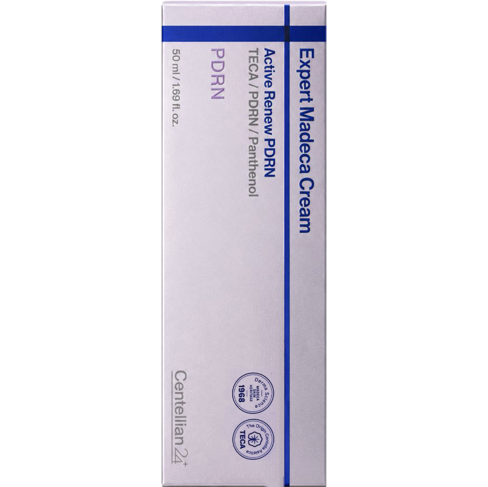 CENTELLIAN24 Expert Madeca Cream Active Renew PDRN, 50 ml - Crema pentru fermitate, hidratare si sustinerea refacerii pielii, formulata cu TECA si PDRN, care contribuie la calmarea pielii si la mentinerea hidratarii