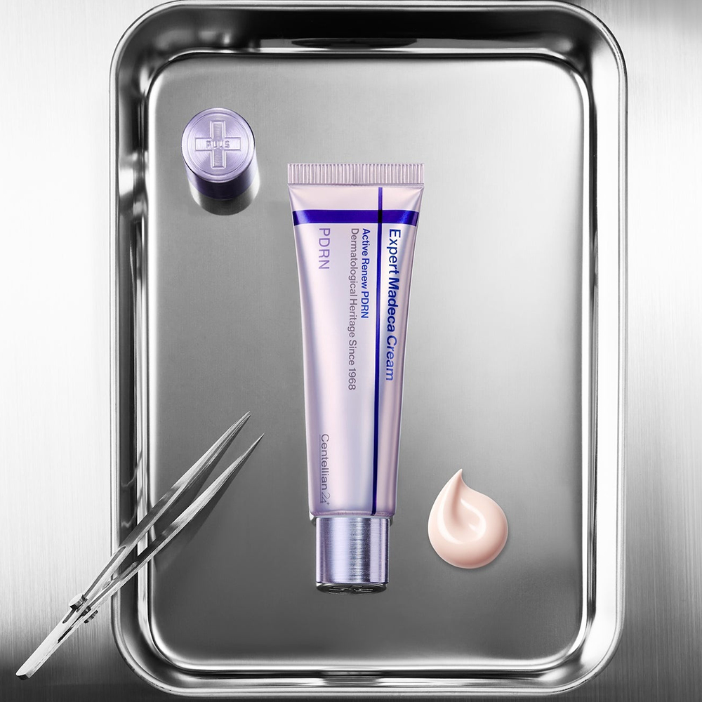 CENTELLIAN24 Expert Madeca Cream Active Renew PDRN, 50 ml - Crema pentru fermitate, hidratare si sustinerea refacerii pielii, formulata cu TECA si PDRN, care contribuie la calmarea pielii si la mentinerea hidratarii