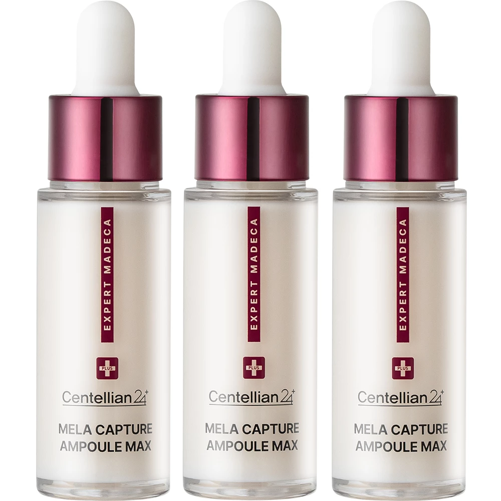 CENTELLIAN24 Expert Madeca Mela Capture Ampoule Max ser de fata - luminozitate si uniformitate, 3 x 15 ml