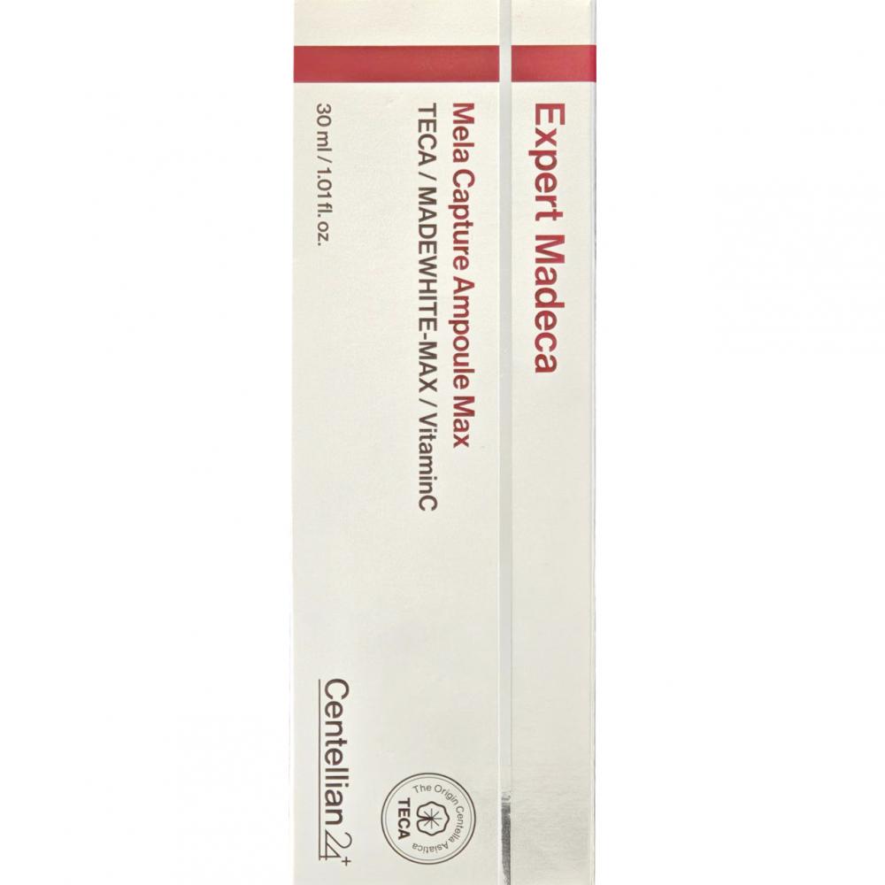 CENTELLIAN24 Expert Madeca Mela Capture Ampoule Max, 30 ml - Ser de fata formulat cu vitamina C si niacinamida, care contribuie la corectarea nuantei neuniforme a pielii si la reducerea petelor pigmentare