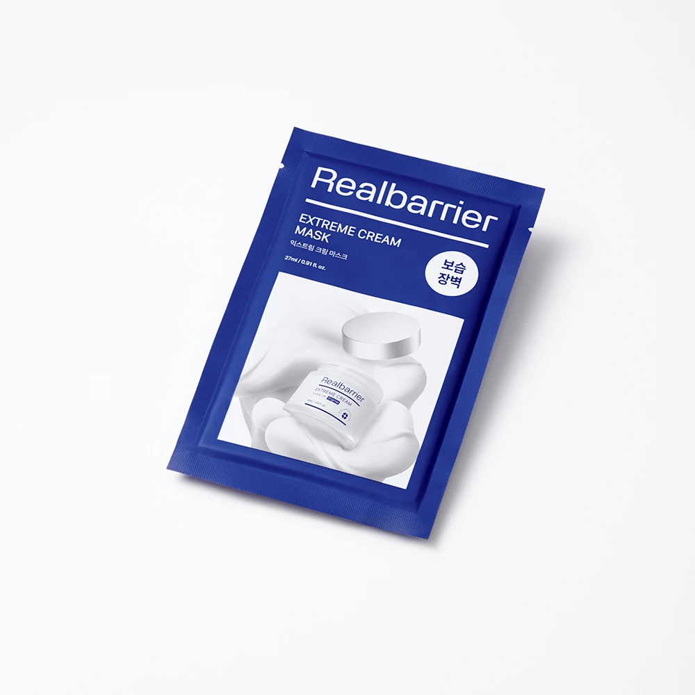 REAL BARRIER Extreme Cream Renewal Masca de Fata Calmanta - Hidratare Profunda si Reparare Bariera, 27 ml