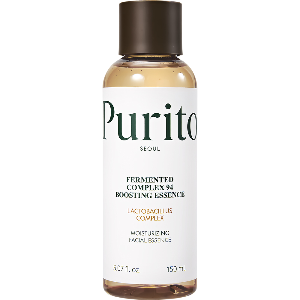 PURITO Fermented Complex Essence Toner - Esenta tonica iluminatoare cu Niacinamida si Adenozina pentru hidratare intensa si stralucire, 150 ml