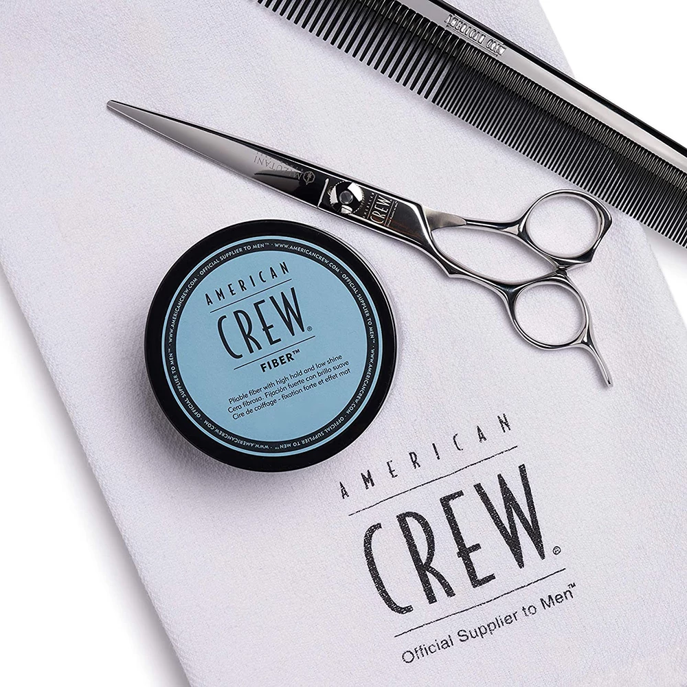 American Crew Fiber – Cremă Modelatoare cu Fixare Puternică și Textură Naturală, Bărbați, 85 g | Grooming Profesional