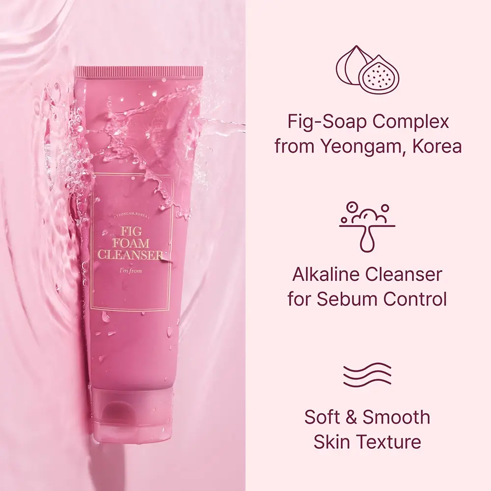 I'm From Fig Foam Cleanser Spuma de Curatare 150 ml - Curatare Profunda si Exfoliere Delicata cu Extract de Smochine, 150 ml