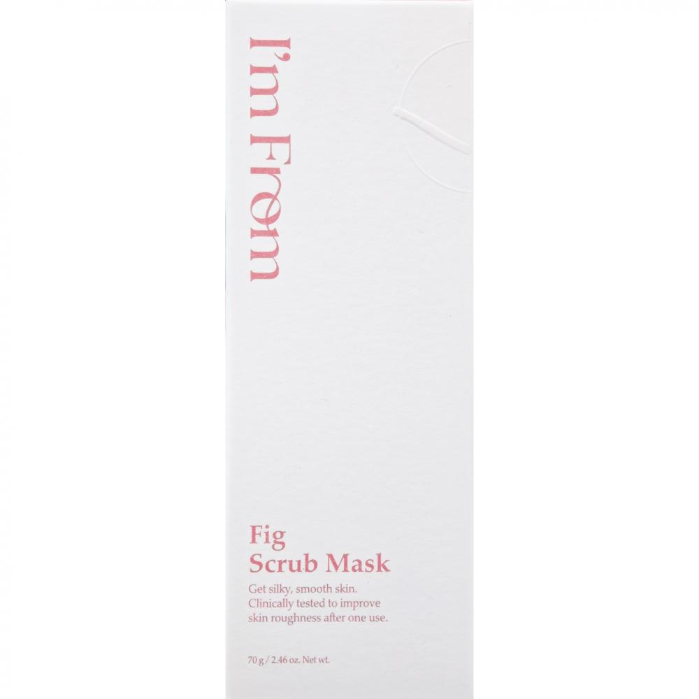 I'M FROM Fig Scrub Mask 70 gr - Masca de fata formulata cu pudra de smochine si zahar negru fin macinat, care contribuie la exfoliere si la metinerea unui nivel optim de hidratare