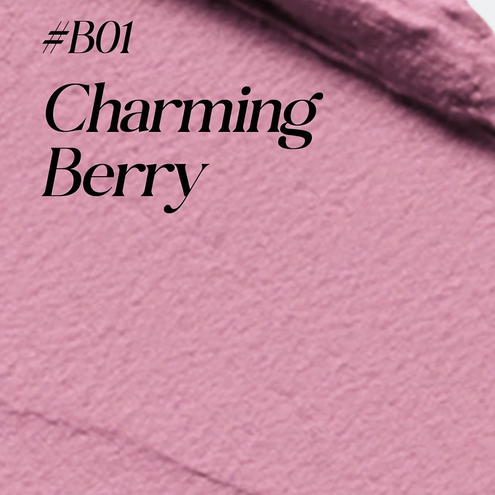 TFIT Fluffy Velvet Cushion Blush B01 Charming Berry - aplicare precisa si rezistenta, 4 gr