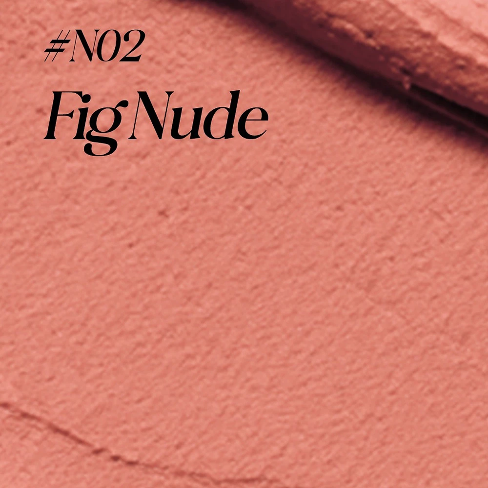 Fluffy Velvet Cushion Blush N02 Fig Nude - textura jeleu-cremoasa si finish pudrat lejer si catifelat 4 gr