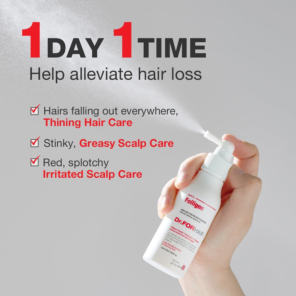 Dr. FORHAIR Folligen Scalp Tonic 120 ml - Ingrijire avansata pentru un scalp echilibrat si un par mai puternic