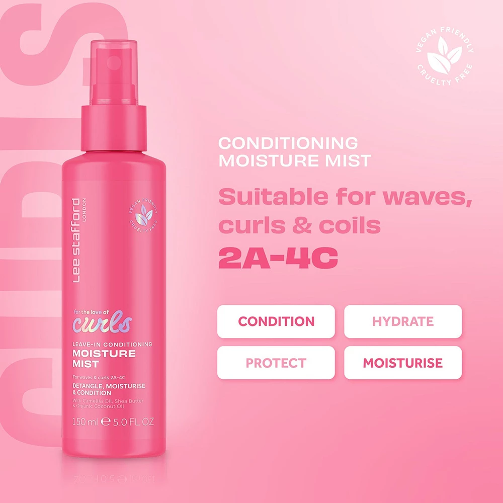 LEE STAFFORD For The Love Of Curls Leave-in Conditioner Moisture Mist spray - hidratare si definire, 150 ml