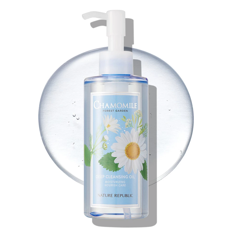 NATURE REPUBLIC Forest Garden Ulei demachiant cu musetel - Curatare blanda si hidratare calmanta, 200 ml