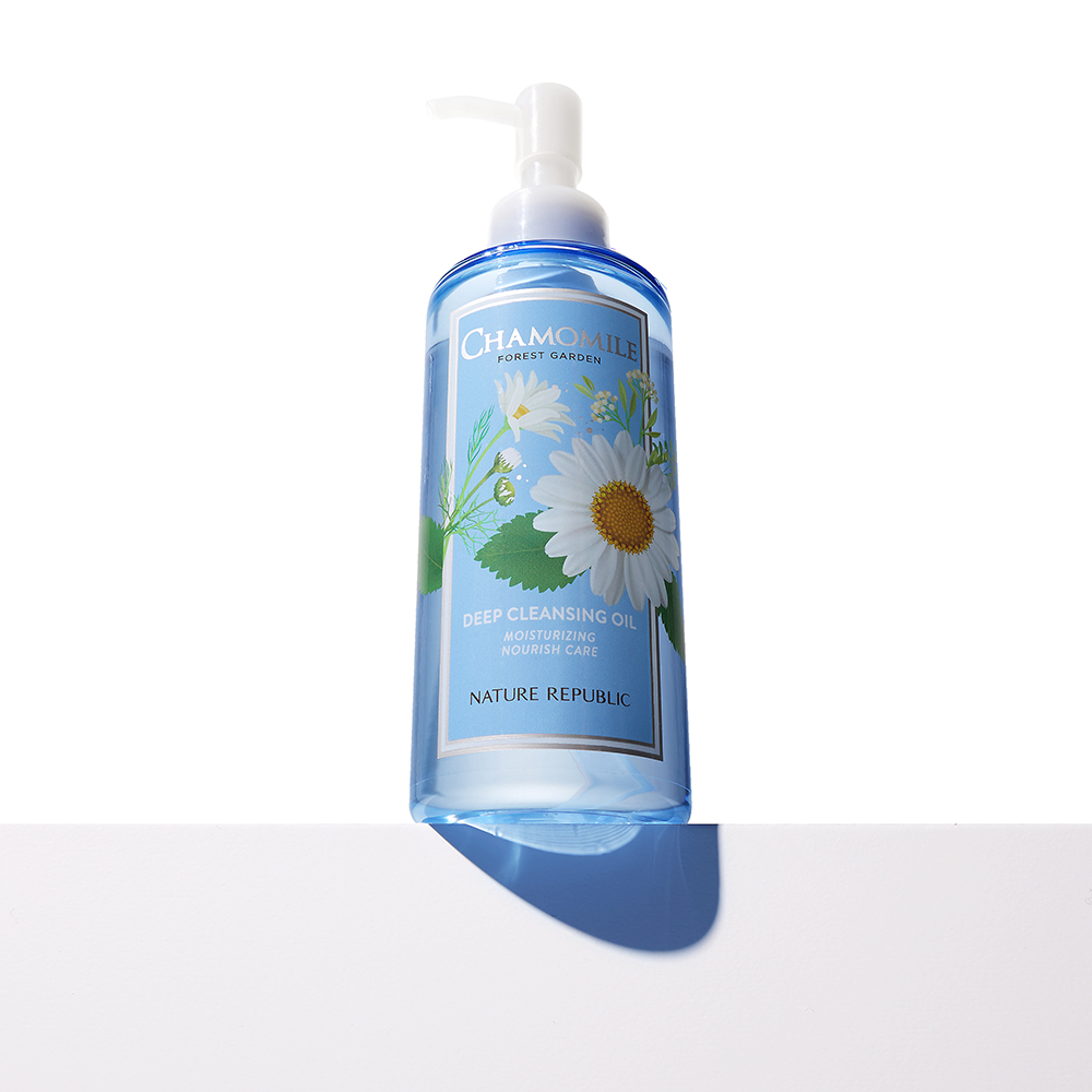 Nature Republic Forest Garden Chamomile Cleansing Oil – Ulei de Curățare cu Mușețel pentru Ten Gras și Mixt, 200 ml | K-beauty