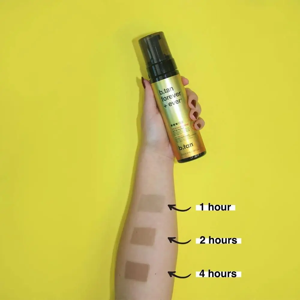 B.tan Forever + Ever Spuma Autobronzanta Nivel 3 - Bronz Intens si Stralucire de pana la 11 zile, 200 ml