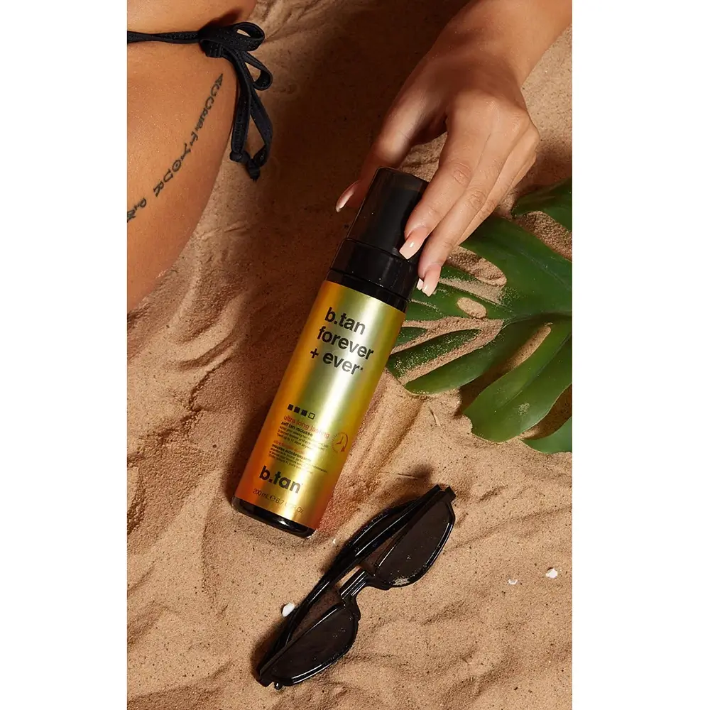 B.tan Forever + Ever Spuma Autobronzanta Nivel 3 - Bronz Intens si Stralucire de pana la 11 zile, 200 ml
