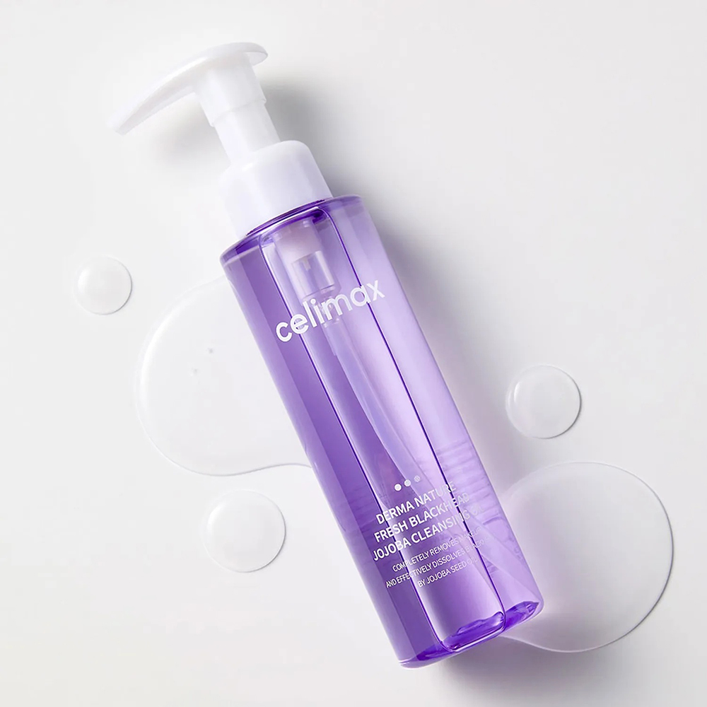 CELIMAX Derma Nature Ulei Demachiant cu Jojoba - Curatare Puncte Negre si Control Sebum, 150 ml