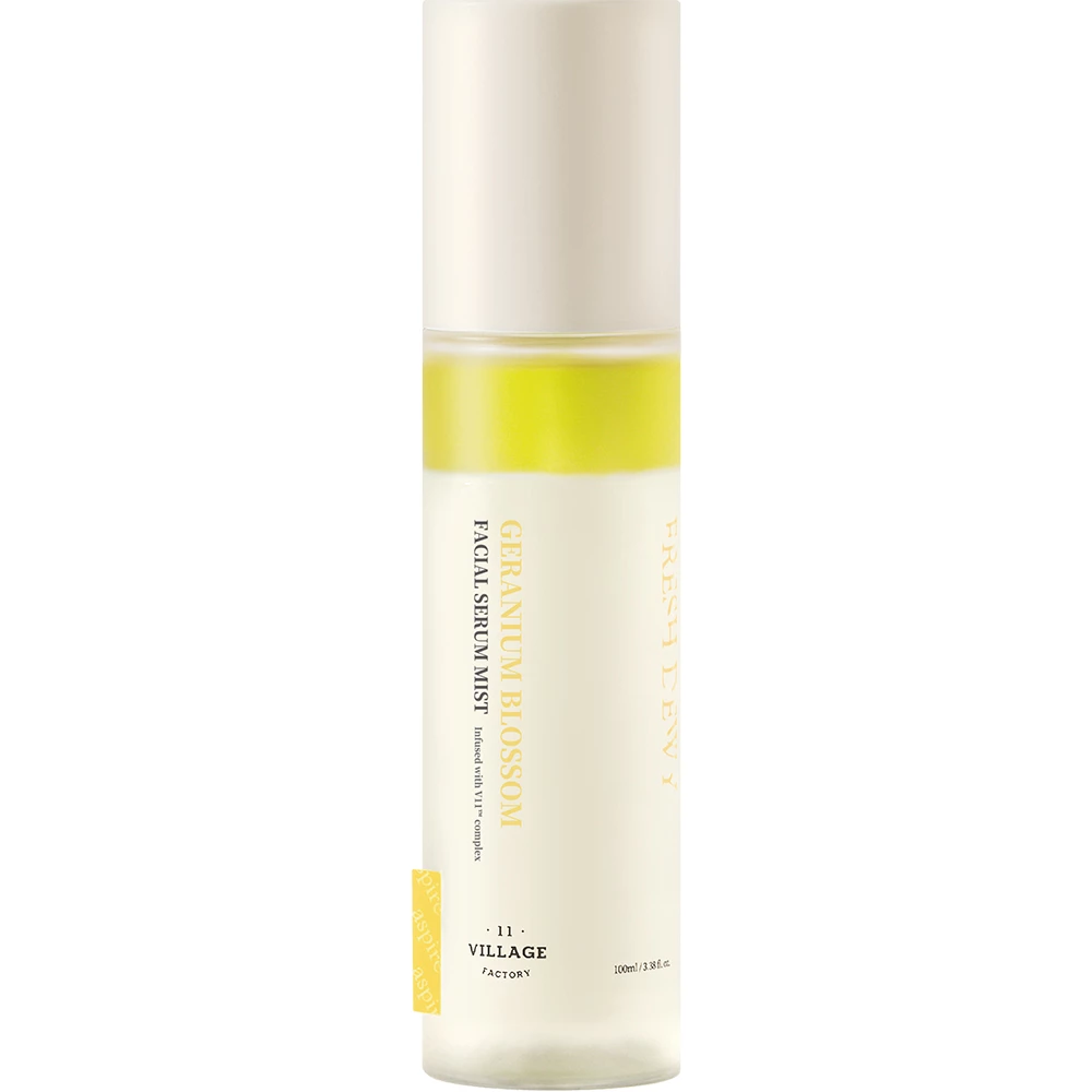VILLAGE 11 FACTORY Fresh Dewy Ser facial cu geranium - Hidratare intensa si echilibrare sebum, 100 ml