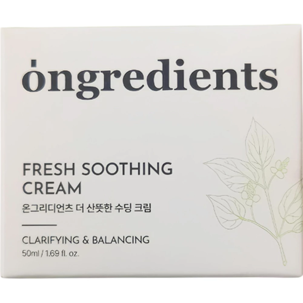 ONGREDIENTS Fresh Soothing Crema pentru Fata - Hidratare Profunda si Echilibrare Sebum, 50 ml