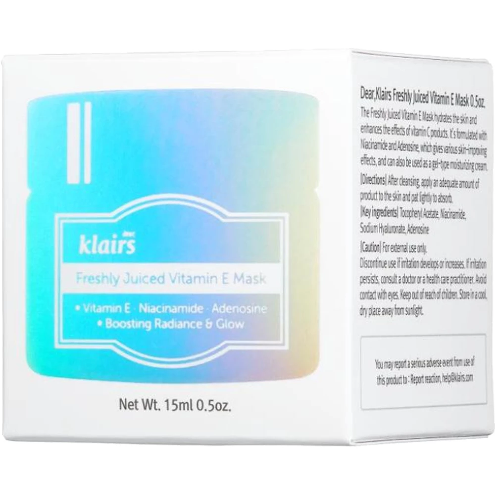 Freshly Juiced Vitamin Mask Masca de fata crema cu vitamina E 15 ml